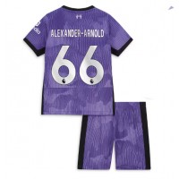 Liverpool Alexander-Arnold #66 Tretí Detský futbalový dres 2023-24 Krátky Rukáv (+ trenírky)